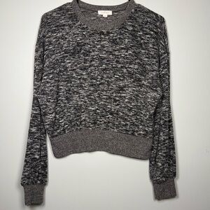 Colsie Marled Gray Women's Pullover Sweater